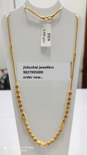 gold rhodium chain