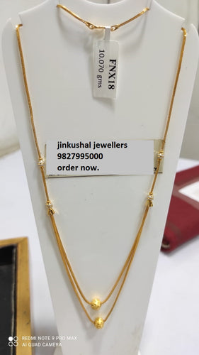 gold rhodium chain