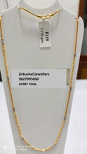 Load image into Gallery viewer, gold rhodium chain
