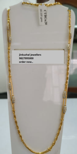 gold rhodium chain