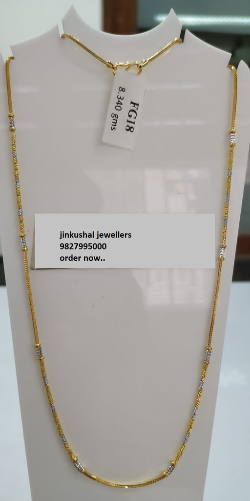 gold rhodium chain