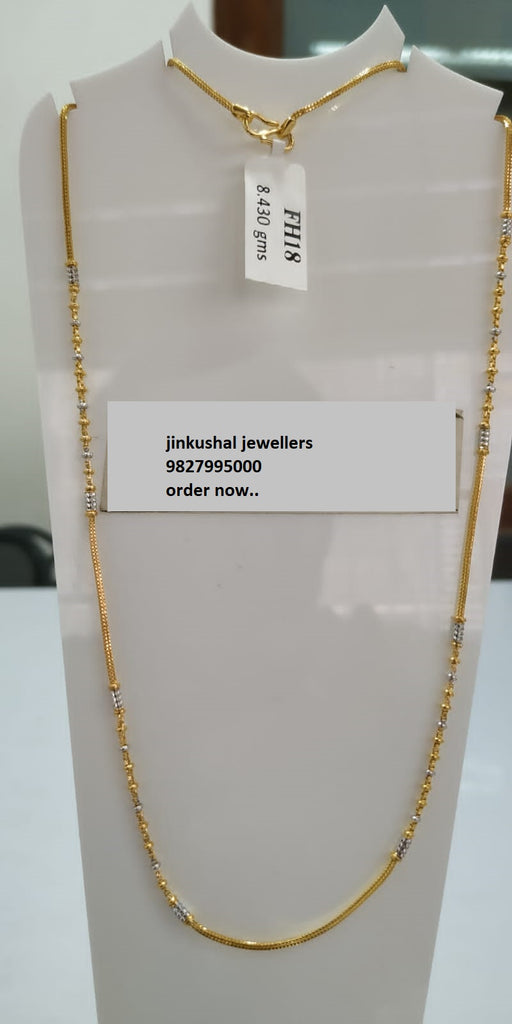 gold rhodium chain