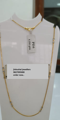 gold rhodium chain