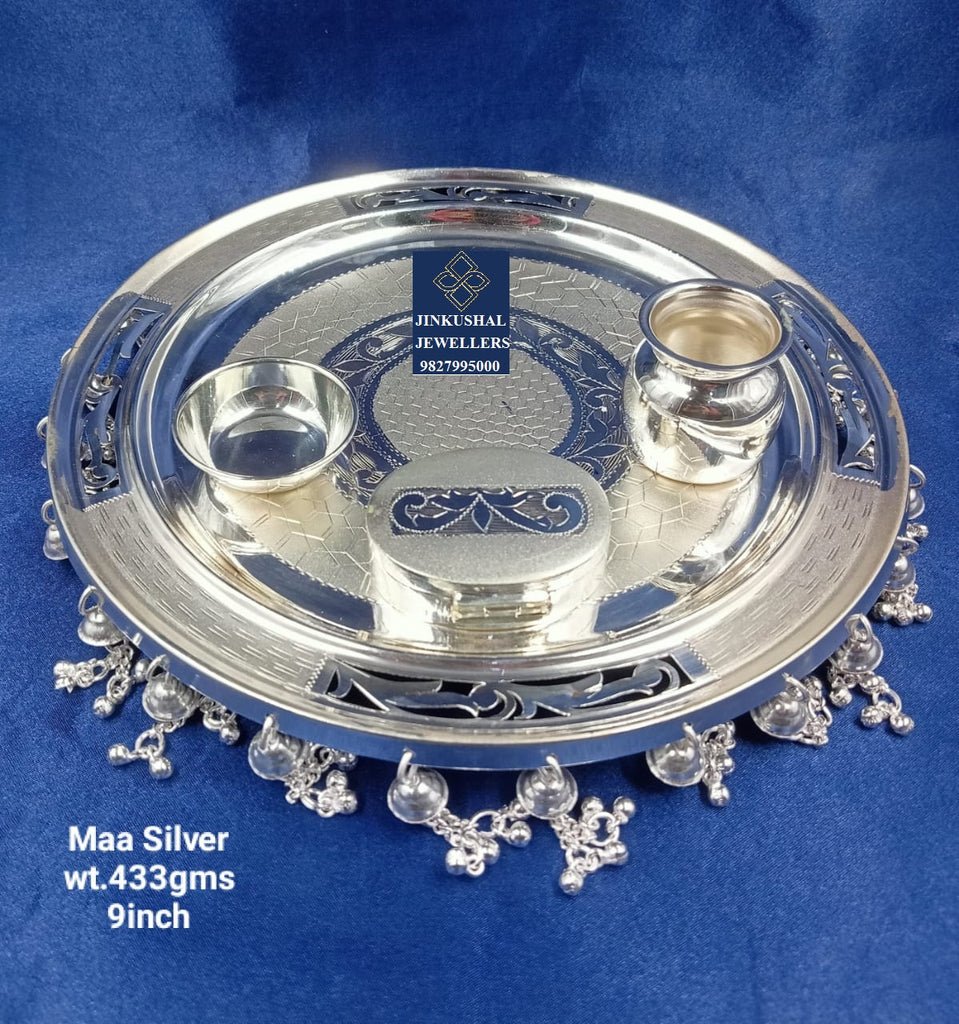 silver thali