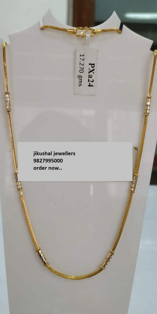 gold rhodium chain