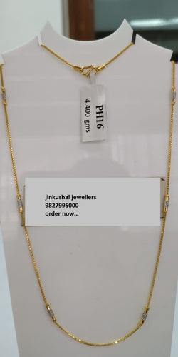 gold rhodium chain