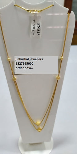 gold rhodium chain
