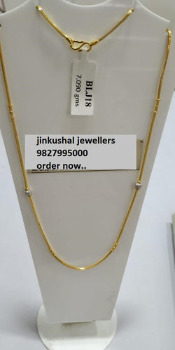 gold rhodium chain