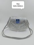 silver clutch for women