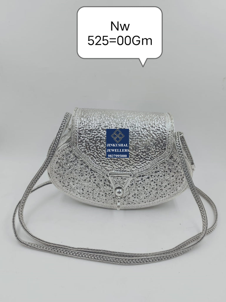 silver clutch bag