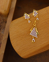 Load image into Gallery viewer, YELLOW GOLD STONE DESIGNER SET