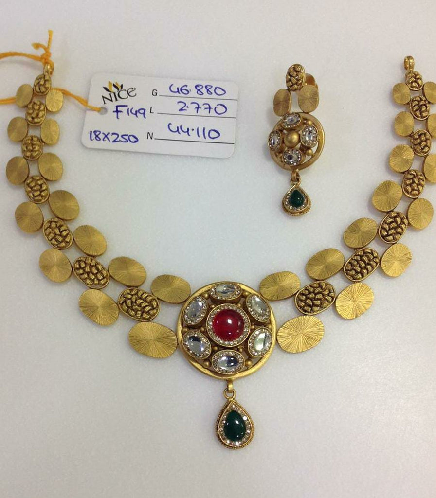 antique gold necklace
