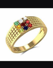 Load image into Gallery viewer, NAVRATAN RING FOR MEN
