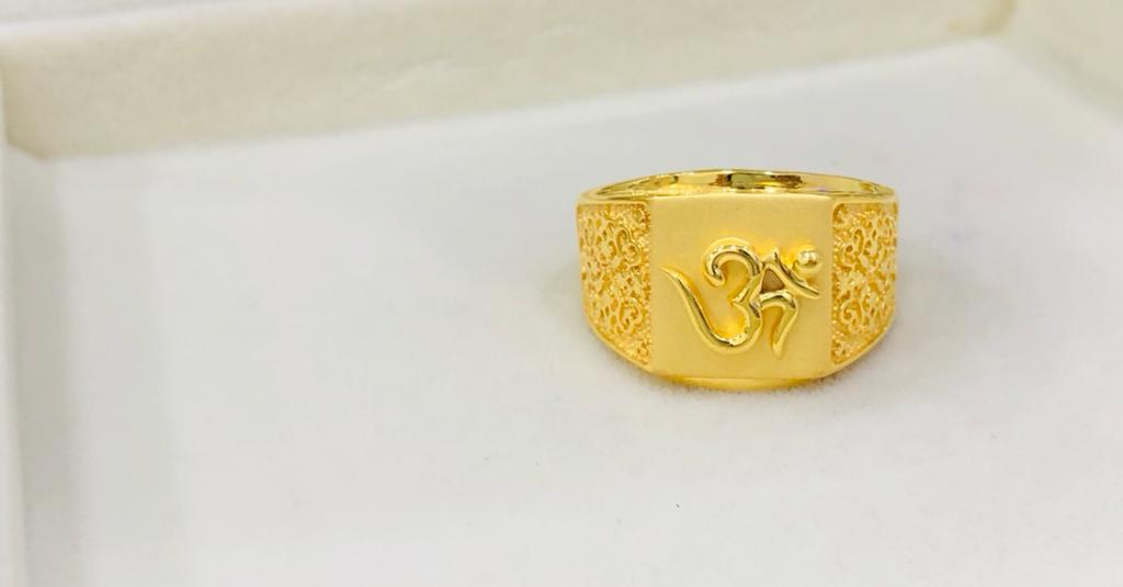 DESIGNER GOLD RING FOR MEN