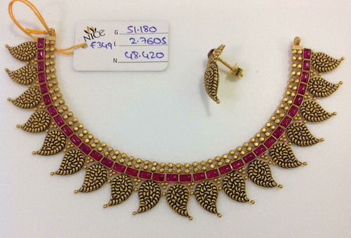 antique gold necklace
