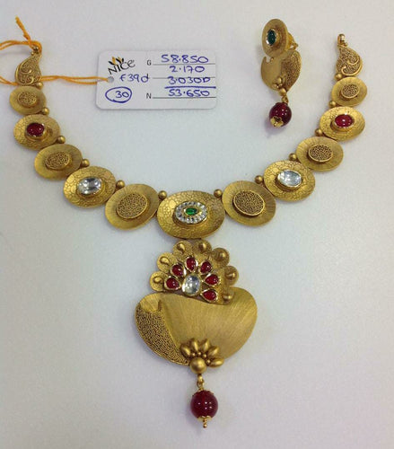 antique gold necklace