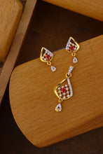Load image into Gallery viewer, YELLOW GOLD STONE DESIGNER SET