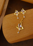 YELLOW GOLD STONE DESIGNER SET