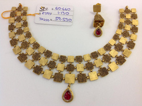 antique gold necklace