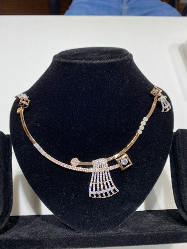 DESIGNER  GOLD STONE SET