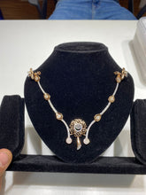 Load image into Gallery viewer, DESIGNER GOLD STONE SET