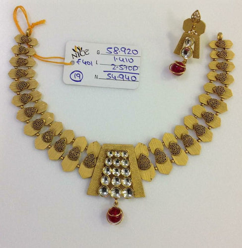 antique gold necklace