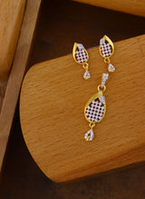 Load image into Gallery viewer, YELLOW GOLD STONE DESIGNER SET