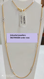 gold rhodium chain
