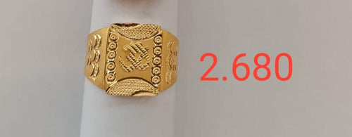 GOLD RING FOR MAN