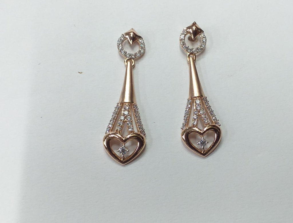 rose gold earring set
