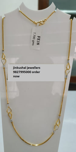 gold rhodium chain