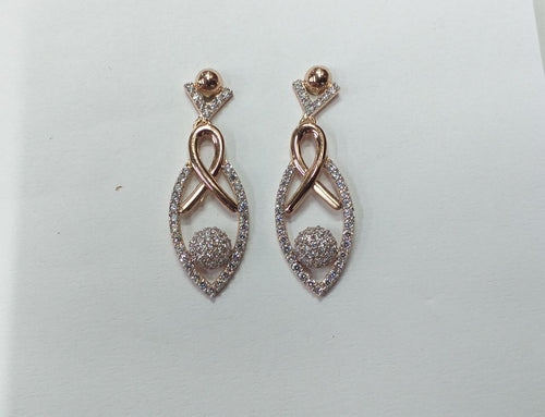 rose gold earring
