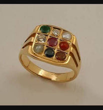 Load image into Gallery viewer, NAVRATAN RING FOR MEN