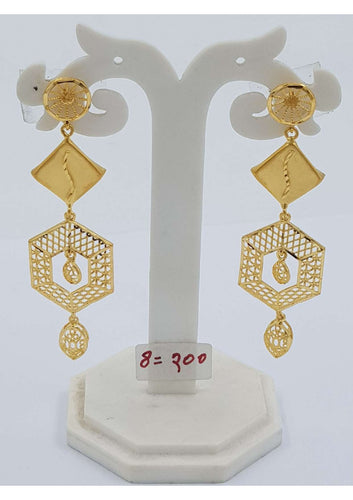 GOLD EARRING SET FOR WOMEN